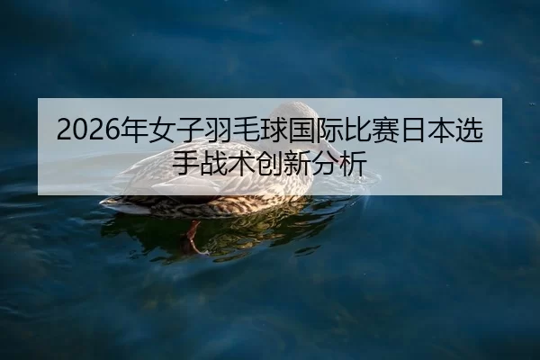 2026年女子羽毛球国际比赛日本选手战术创新分析